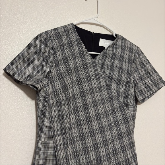 Hugo Boss Gray Plaid Mini Dress - Picture 5 of 15